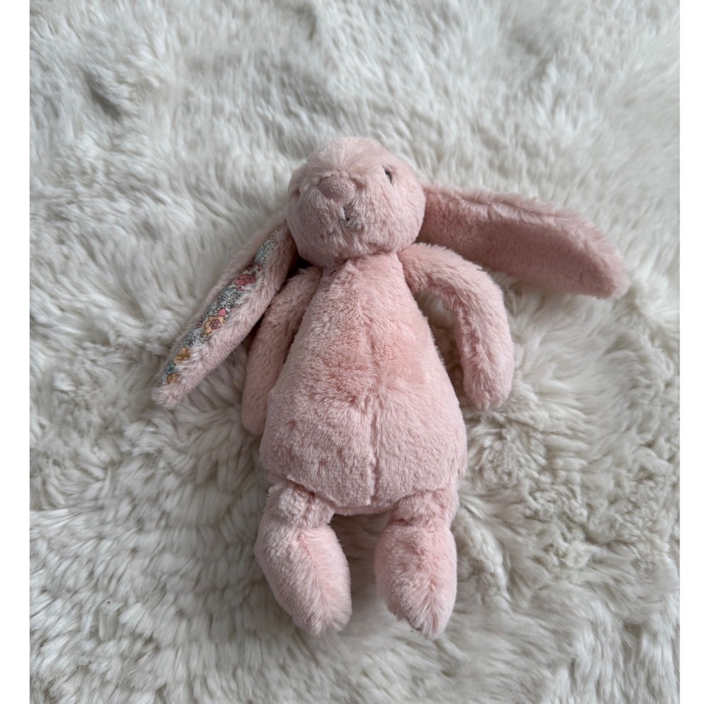 Jellycat Blossom Bashful Bunny Small Pink Floral Stuffed Animal Plush JCINC5211